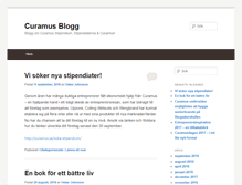 Tablet Screenshot of blogg.curamus.se